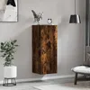 Image de Armoire Murale Chêne Fumé 34,5x34x90 Cm Bois D'ingénierie Vidaxl