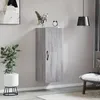 Image de Armoire Murale Sonoma Gris 34,5x34x90 Cm Bois D'ingénierie Vidaxl