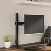 Image de Support De Moniteur Noir Acier Vesa 75/100 Mm Vidaxl