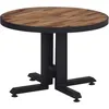 Image de Table Basse Ronde Ø55x40 Cm Teck De Récupération Massif Vidaxl