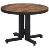Image de vidaXL Table basse ronde Ø55x40 cm teck de récupération massif 358513