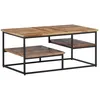 Image de Table Basse 90x50x39 Cm Teck De Récupération Massif Vidaxl