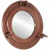 Image de Miroir En Forme De Hublot Mural Ø30 Cm aluminium Et Verre Vidaxl