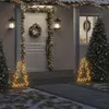 Image de vidaXL Décoration lumineuse arbre de Noël avec piquets 80 LED 60 cm 357719