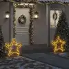 Image de Décoration Lumineuse Étoile De Noël Avec Piquets 115 Led 85 Cm Vidaxl