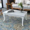 Image de Table Basse Blanc Brillant 100x50x42 Cm Bois D'ingénierie Vidaxl