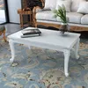 Image de vidaXL Table basse blanc brillant 100x50x42 cm bois dingénierie 358560