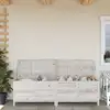 Image de Boîte De Rangement De Jardin Blanc Bois Massif De Sapin Vidaxl