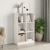 Image de Bibliothèque Blanc 70x33x110 Cm Bois Massif De Pin Vidaxl