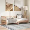 Image de Lit De Jour Et Lit Gigogne Sans Matelas 90x200 Cm Bois Massif Vidaxl