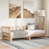 Image de vidaXL Lit de Jour avec Lit Gigogne Canapé-lit Lit dInvité Meuble de Salon Chambre à Coucher Maison 836156