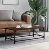 Image de Table Basse Chêne Marron 100x50x35 Cm Bois D'ingénierie Vidaxl