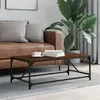 Image de vidaXL Table basse Chêne marron 100x50x35 cm Bois dingénierie 835333