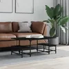 Image de Table Basse Noir 100x50,5x40 Cm Bois D'ingénierie Vidaxl