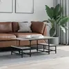 Image de Table Basse Sonoma Gris 100x50,5x40 Cm Bois D'ingénierie Vidaxl