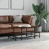Image de vidaXL Table basse chêne marron 100x505x40 cm bois dingénierie 835378
