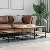 Image de Tables Basses Gigognes 2 Pcs Chêne Sonoma Bois D'ingénierie Vidaxl