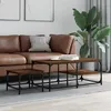 Image de vidaXL Tables basses gigognes 2 pcs chêne marron bois dingénierie 835398