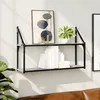 Image de Étagère Murale 2 Niveaux Sonoma Gris 80x21x51 Cm Vidaxl