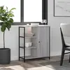 Image de Buffet Sonoma Gris 70x30x80 Cm Bois D'ingénierie Vidaxl