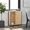 Image de Buffet Chêne Sonoma 70x30x80 Cm Bois D'ingénierie Vidaxl