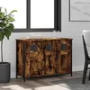 Image de vidaXL Buffet chêne fumé 100x35x70 cm bois dingénierie 835521