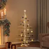Image de Arbre De Noël En Bois Pour Décoration 150 Cm Bois Massif De Pin Vidaxl