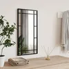 Image de vidaXL Miroir mural noir 30x60 cm rectangulaire fer 358628