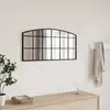 Image de Miroir Mural Noir 80x40 Cm Arche Fer Vidaxl