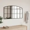 Image de Miroir Mural Noir 100x60 Cm Arche Fer Vidaxl