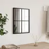 Image de Miroir Mural Noir 30x40 Cm Rectangulaire Fer Vidaxl