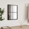 Image de vidaXL Miroir mural noir 30x40 cm rectangulaire fer 358640