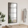 Image de Miroir Mural Noir 40x80 Cm Rectangulaire Fer Vidaxl