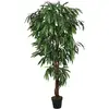 Image de Manguier Artificiel 600 Feuilles 150 Cm Vert Vidaxl