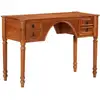 Image de Bureau Avec Tiroirs 110x50x76 Cm Bois D'acacia Solide Vidaxl