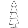 Image de Arbre De Noël En Métal Pour Décoration Noir 90 Cm Vidaxl