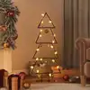Image de Arbre De Noël En Métal Pour Décoration Noir 125 Cm Vidaxl