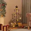 Image de Arbre De Noël En Métal Pour Décoration Noir 90 Cm Vidaxl