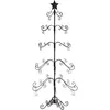 Image de Arbre De Noël En Métal Pour Décoration Noir 150 Cm Vidaxl