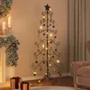 Image de vidaXL Arbre de Noël en métal Acier revêtu de poudre Noir 359608