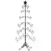 Image de Arbre De Noël En Métal Pour Décoration Noir 215 Cm Vidaxl