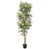Image de Bambou Artificiel 552 Feuilles 120 Cm Vert Vidaxl