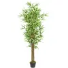Image de Bambou Artificiel 1288 Feuilles 180 Cm Vert Vidaxl