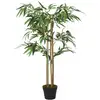 Image de Bambou Artificiel 760 Feuilles 120 Cm Vert Vidaxl