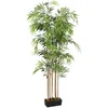 Image de Bambou Artificiel 730 Feuilles 120 Cm Vert Vidaxl