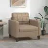 Image de Fauteuil Cappuccino 60 Cm Similicuir Vidaxl