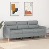 Image de vidaXL Canapé à 3 Places Sofa de Salon avec Accoudoirs et Oreillers de Dossier Meuble de Salle de Séjour Intérieur 359243