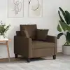 Image de Fauteuil Marron 60 Cm Tissu Vidaxl