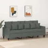 Image de vidaXL Canapé à 3 Places Siège avec Accoudoirs et Dossier Rembourrés Meuble de Salon Salle de Séjour Intérieur Moderne 359276