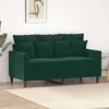 Image de vidaXL Canapé à 2 Places Causeuse avec Oreillers Siège avec Accoudoirs et Dossier Rembourrés Meuble de Salle de Séjour 359295